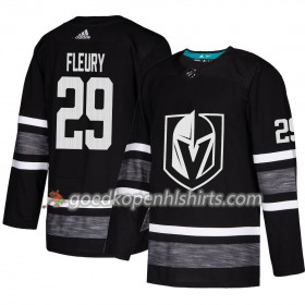 Vegas Golden Knights Marc-Andre Fleury 29 2019 All-Star Adidas Zwart Authentic Shirt - Mannen